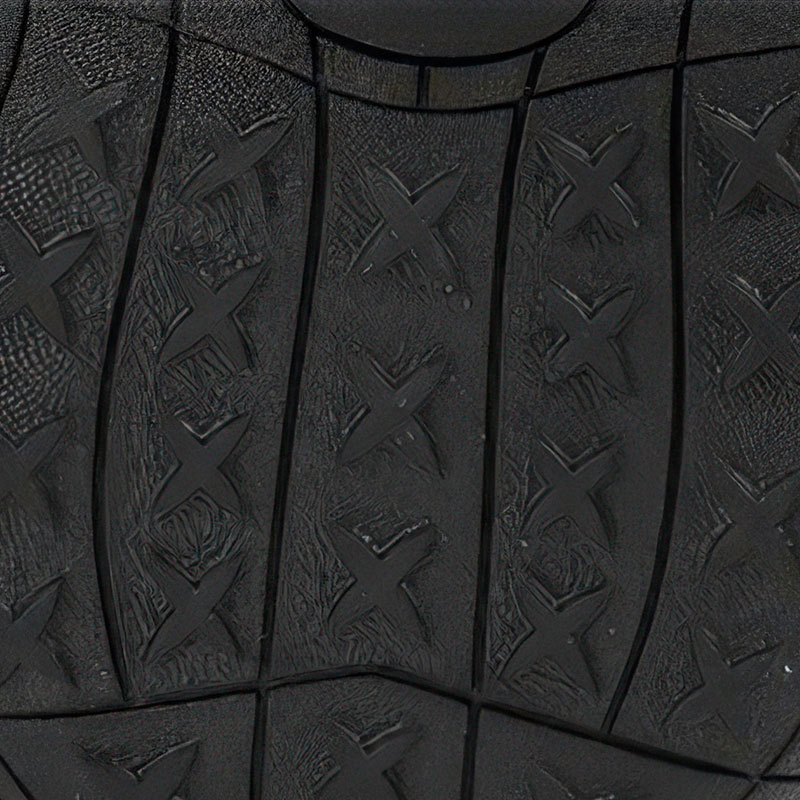 Detailed texture view highlighting the specialized slip-resistant geometric suction channels on soft fleece paw protectors.