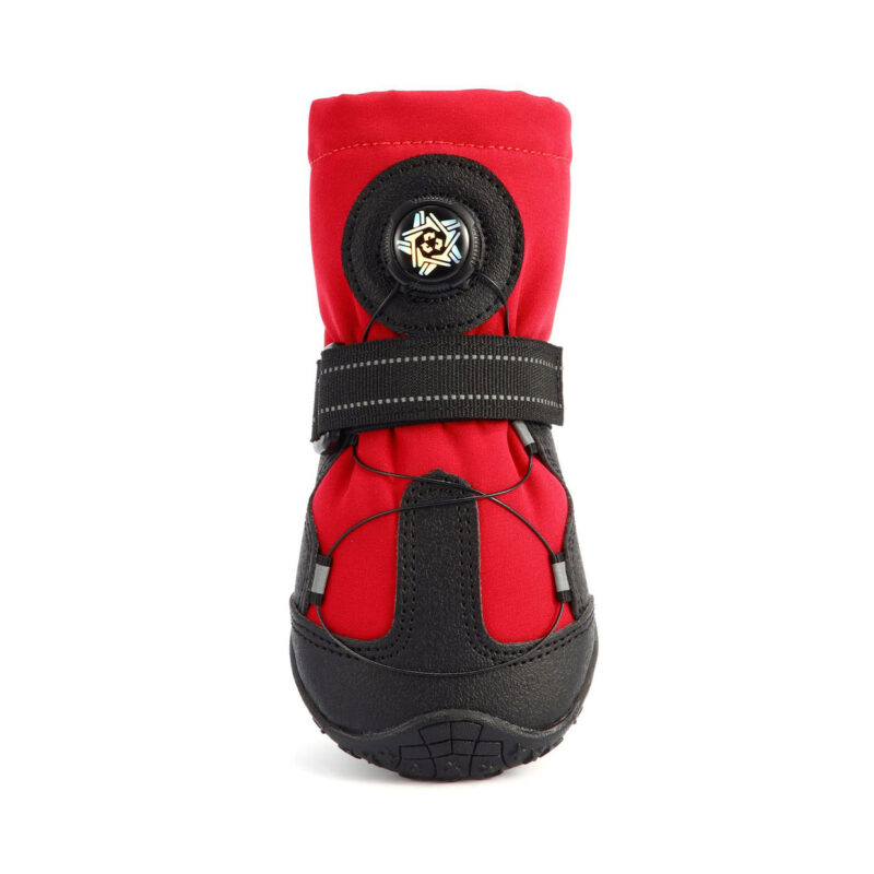 Front view protective dial-fit boot