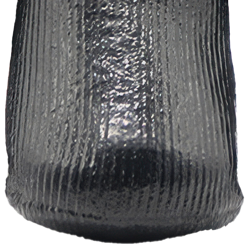 Macro view of the high-friction textured vertical ribbing pattern on barefoot feel paw protectors.