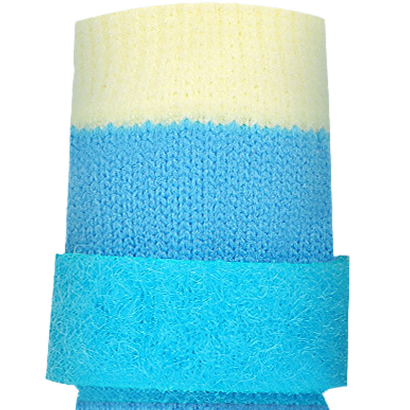 Front close-up showing the non-sagging elastic ribbed cuff on stay-on socks with velcro straps structure.